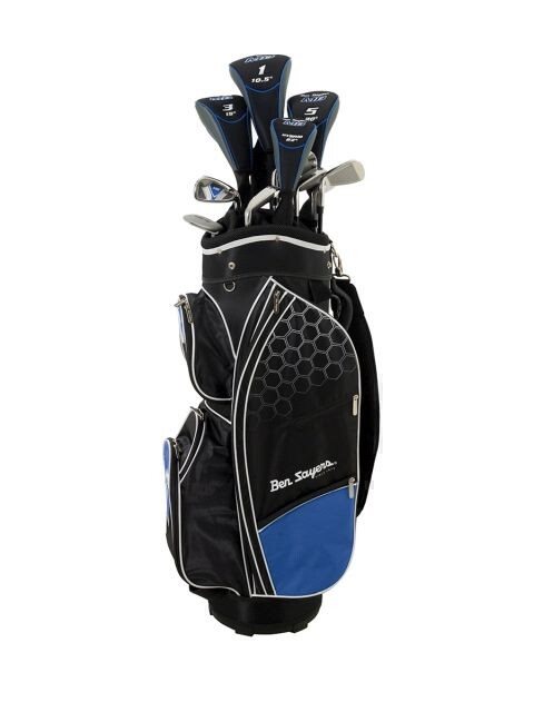 begaan Missend Scheiden Ben Sayers heren golfset M8 Cart Bag stalen shafts + 1 inch verlengd -  Golftassen, Golfclubs, Golfschoenen | Ook online kopen bij Golfers Point |  Golfers Point