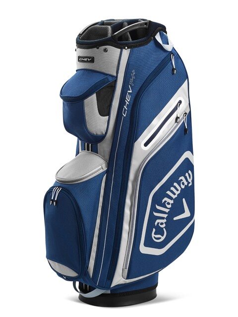 Callaway golftas Chev 14+ Cart Bag navy-zilver | Golftassen, Golfclubs