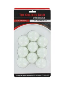 Golfers Club golfballen Practice 30% afstand wit