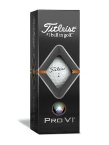 Titleist golfballen Pro V1 sleeve wit met nummers naar keuze