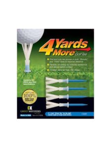 4 Yards More golftees 3 1/4 inch blue