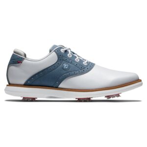 FootJoy dames golfschoenen Traditions wit-blauw