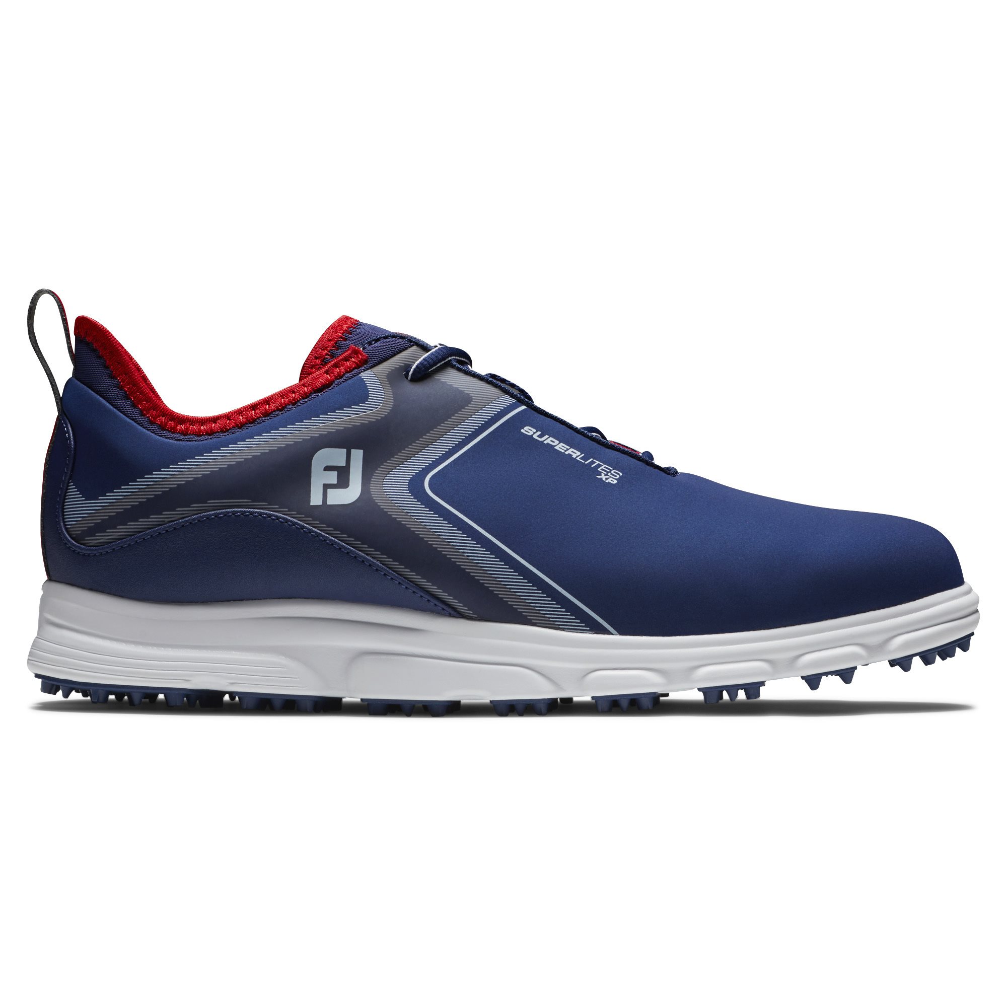 FootJoy heren golfschoenen SuperLites XP blauw-wit-rood - Golftassen,  Golfclubs, Golfschoenen | Ook online kopen bij Golfers Point | Golfers Point