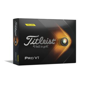Titleist golfballen Pro V1 geel