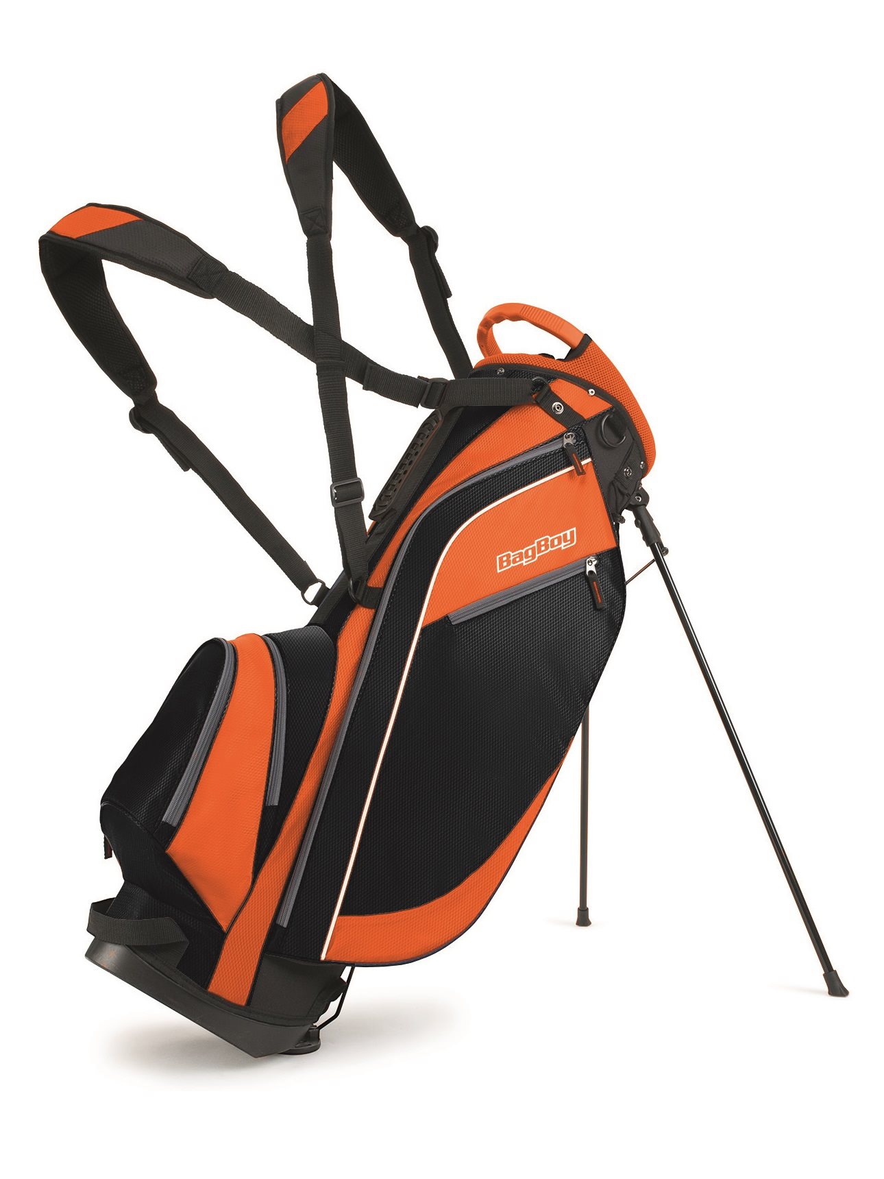 Prestigieus Motel zondaar BagBoy golftas Super Lite Stand Bag zwart-oranje - Golftassen, Golfclubs,  Golfschoenen | Ook online kopen bij Golfers Point | Golfers Point