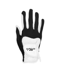 Fit39ex unisex golfhandschoen zwart-wit RECHTERHAND