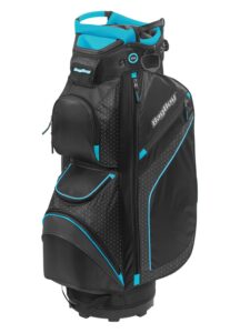 BagBoy golftas DG-Lite II TopLok Cart Bag zwart-turquiose-witte stippen