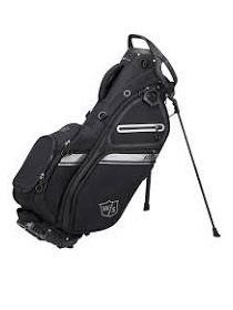 Wilson Staff golftas Exo II Stand Bag zwart-zwart-zilver