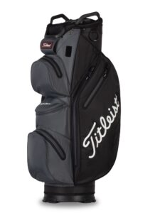 Titleist golftas 14 StaDry Cart Bag zwart-grijs