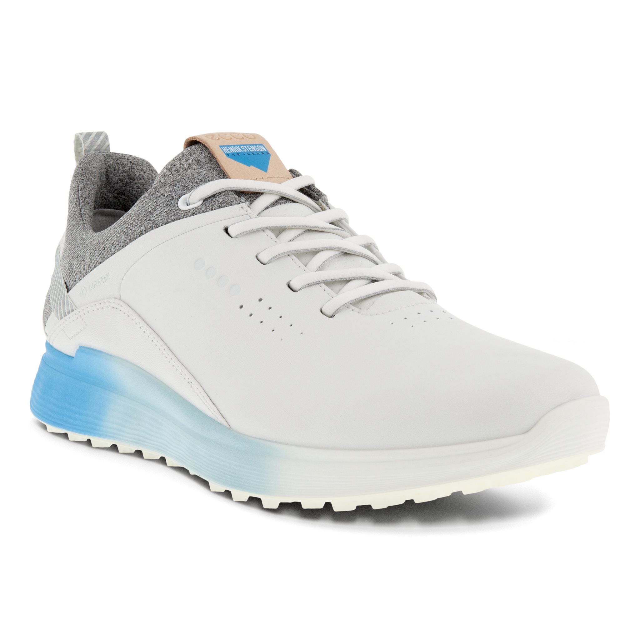 SDEQA Heren golfschoenen Leer brede waterdichte sneakers voor