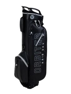Fastfold golftas Orbiter Rain Dry (waterdicht) Stand Bag zwart-grijs
