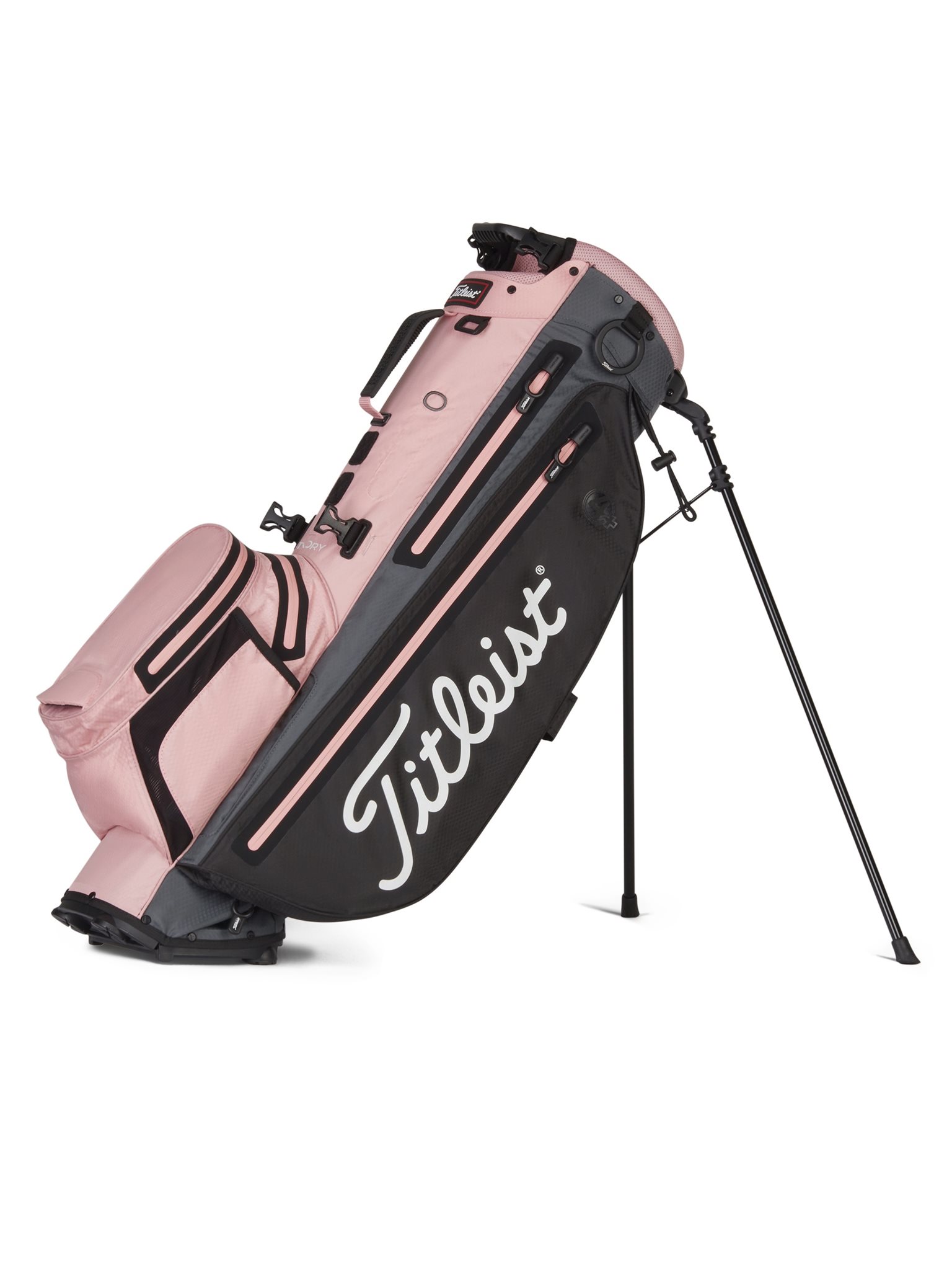 Overzicht Mona Lisa Keelholte Titleist golftas Players 4+ StaDry Stand Bag roze-zwart-grijs - Golftassen,  Golfclubs, Golfschoenen | Ook online kopen bij Golfers Point | Golfers Point