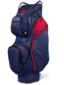 Sun Mountain golftas EcoLite 14 Cart Bag navy-wit-rood