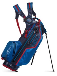Sun Mountain golftas H2NO Lite Stand Bag navy-rood
