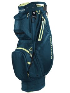Sun Mountain golftas Stellar 14 EWP Cart Bag blauw-lime