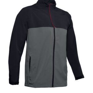 Under Armour heren golf regenjack Elements zwart-grijs