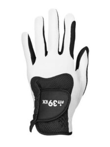 Fit39ex unisex golfhandschoen wit-zwart