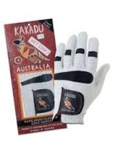 Kakadu heren golfhandschoen Leer wit