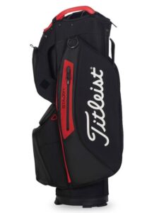 lekkage Wrijven herstel Titleist golftas 15 StaDry Cart Bag zwart-rood - Golftassen, Golfclubs,  Golfschoenen | Ook online kopen bij Golfers Point | Golfers Point