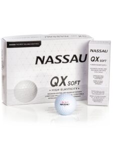 Nassau golfballen QX Soft wit