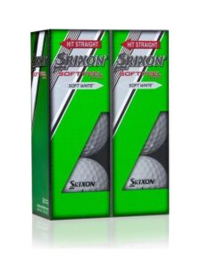 Srixon Soft Feel 6 pack golfballen wit