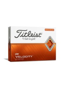 Titleist golfballen Velocity mat oranje