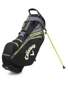 Callaway golftas Hyper Dry 14 Stand Bag zwart-grijs-geel