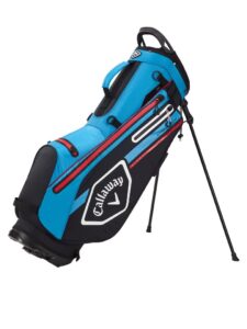 Callaway golftas Chev Dry Stand Bag zwart-blauw-rood