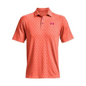Under Armour heren golfpolo Playoff 2.0 Florals fel oranje