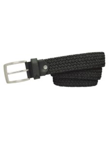 Alberto heren golfriem Braided antraciet