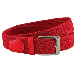 Alberto heren golfriem Braided rood
