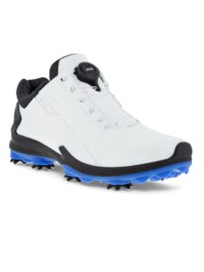 Ecco heren golfschoenen Biom G3 Boa wit-zwart-blauw