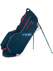 Ping golftas Hoofer 201 Stand Bag navy-bright blue-rood