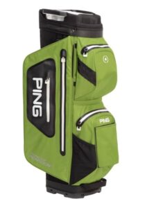 Ping golftas Pioneer Monsoon 201 Cart Bag waterdicht olijfgroen-zwart