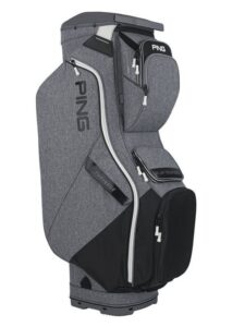 Ping golftas Traverse 214 Cart Bag grijs-zwart-wit