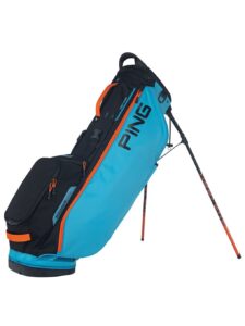 Ping golftas Hoofer Lite Stand Bag blauw-zwart-oranje