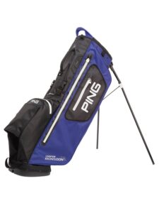 Ping golftas Hoofer Monsoon Stand Bag blauw-zwart