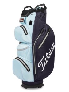 Titleist golftas 14 StaDry Cart Bag navy-lichtblauw-grijs