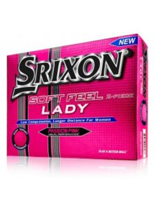 Srixon golfballen Soft Feel Lady roze