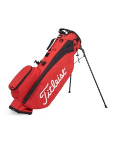 Titleist golftas Players 4 Stand Bag Limited edition rood-zwart