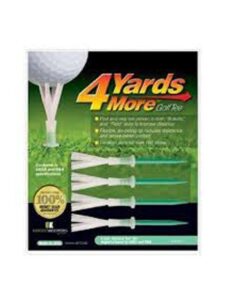 4 Yards More golftees 4 inch green