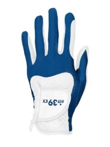 Fit39ex unisex golfhandschoen donkerblauw-wit