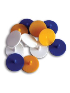 Golfers Club plastic ball markers