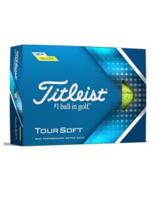 Titleist golfballen Tour Soft geel