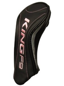 Cobra headcover driver KING F9 zwart-roze