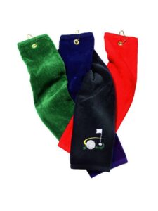 Silverline golfhanddoek Motive zwart