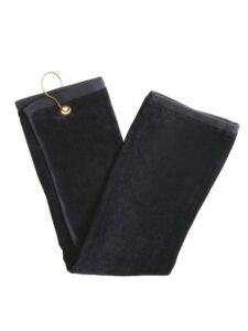 Silverline golfhanddoekje zwart