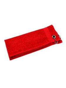 Silverline golfhanddoekje rood
