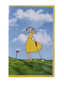 Golf Wenskaart 'Yellow' door Cézanne