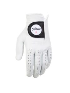 Titleist heren golfhandschoen Players leer wit